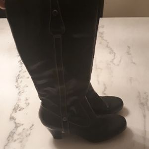 Just below knee high boots